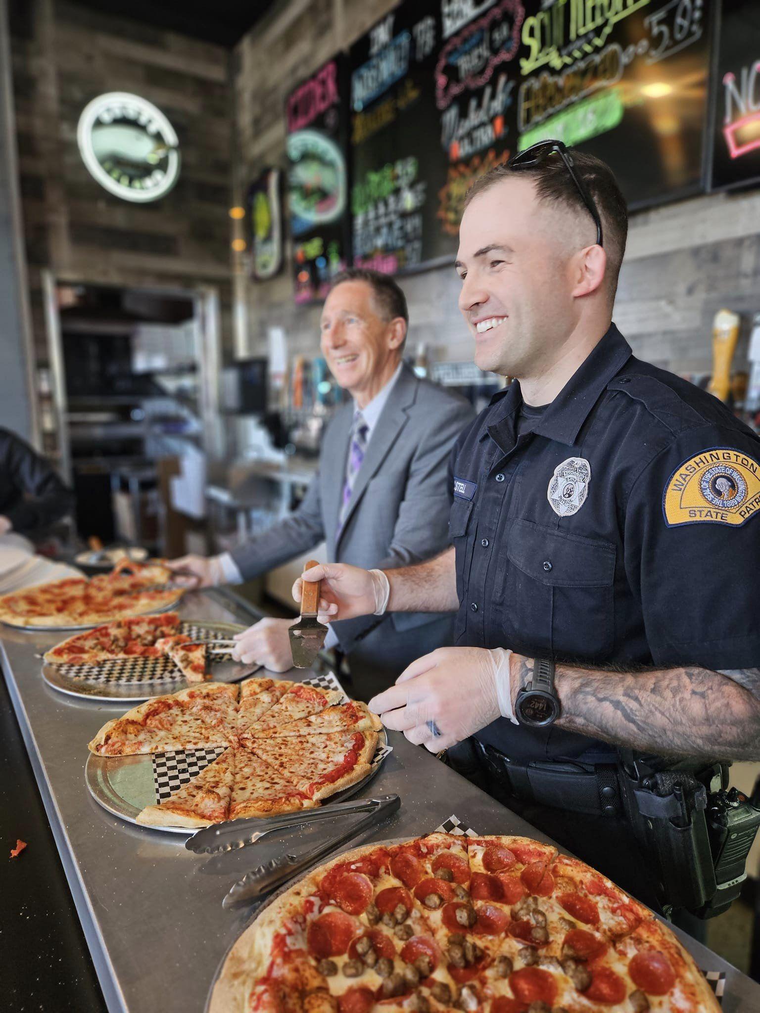 Washington State Patrol partnering with EFA for Pizza Wednesday Club