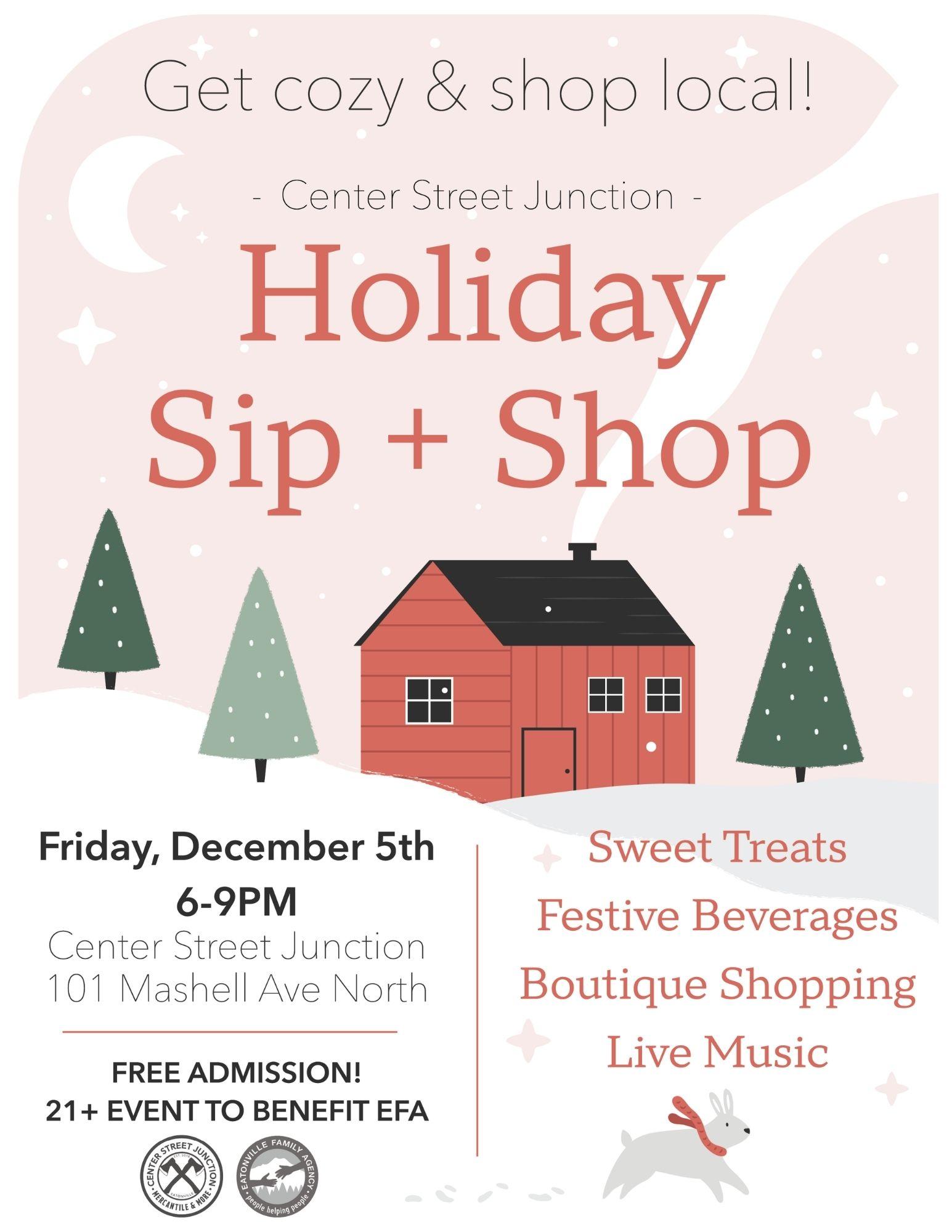 Holiday Sip & Shop